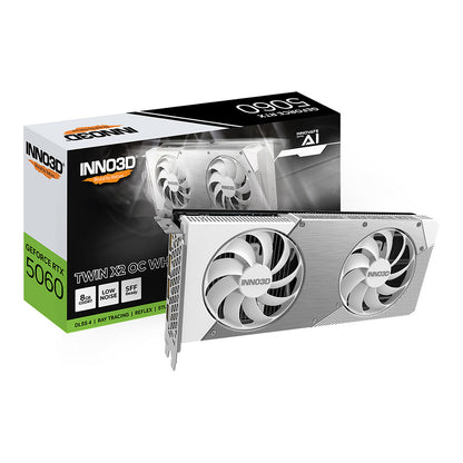RTX 5060 8GB Inno3D Twin X2 OC 8GB GDDR7 white - Inno3D