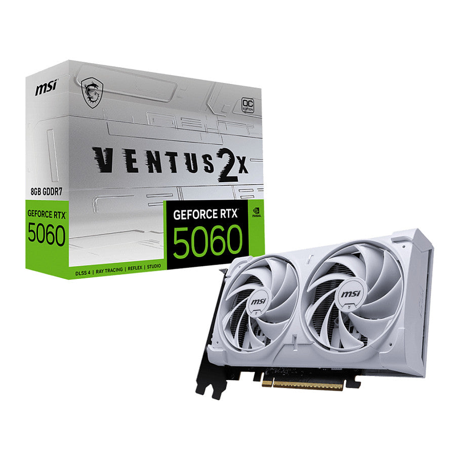 RTX 5060 8GB MSI VENTUS 2X OC GDDR7 WHITE - MSI