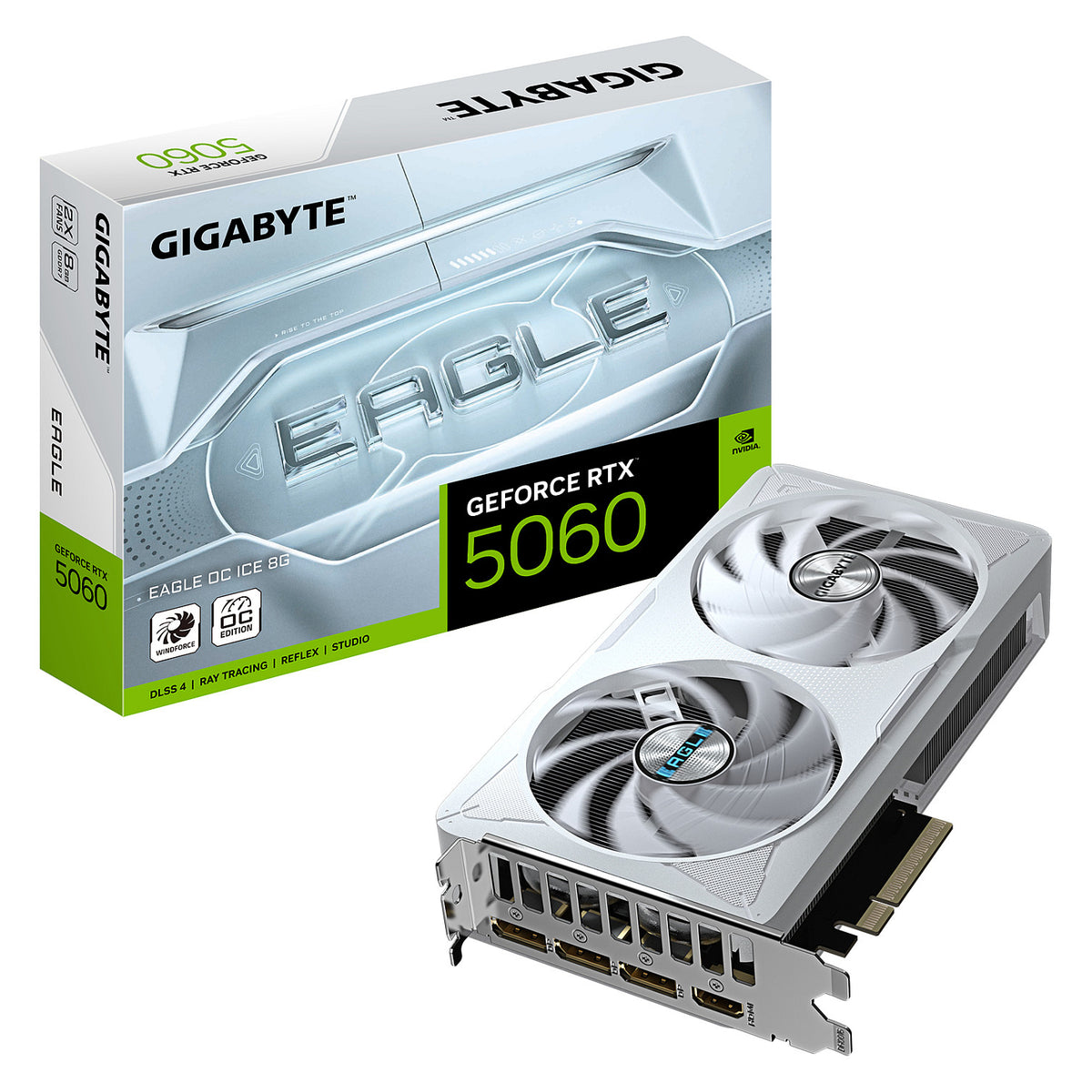 RTX 5060 8GB GIGABYTE EAGLE OC ICE GDDR7 - Gigabyte