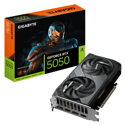 RTX 5050 8GB Gigabyte WINDFORCE OC GDDR6 - Gigabyte