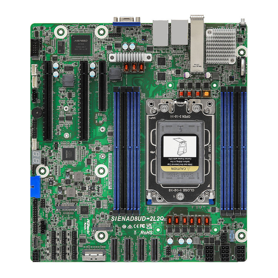 Motherboard ASRock Motherboard SIENAD8UD-2L2Q micro-ATX Sockel SP6 Single - ASRock