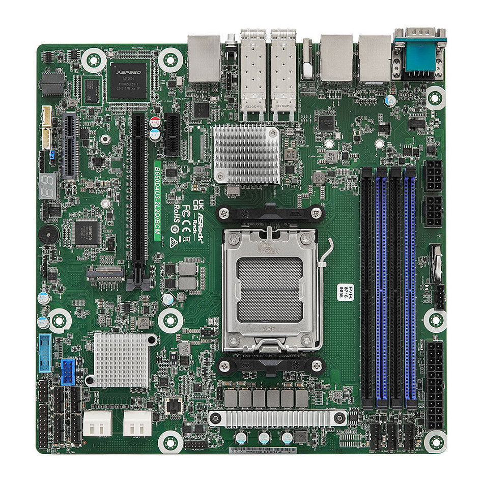 Motherboard ASRock Motherboard B650D4U3-2L2Q / BCM micro-ATX Sockel AM5 Single - ASRock
