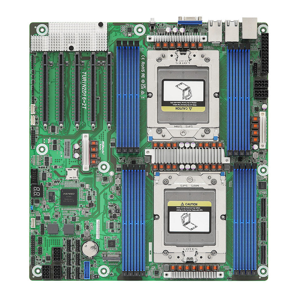 Motherboard ASRock Motherboard TURIN2D16-2T EEB Dual Sockel SP5 Single - ASRock