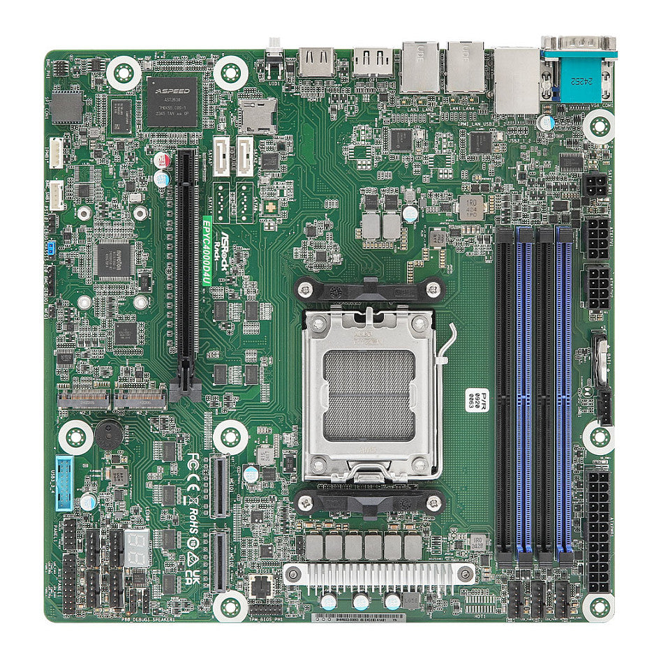 Motherboard ASRock Motherboard EPYC4000D4U Micro-ATX Single Socket AM5 - ASRock