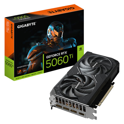 RTX 5060 TI 8GB Gigabyte Windforce Max OC GDDR7 - Gigabyte