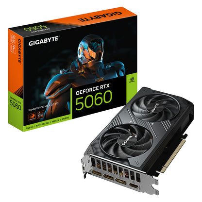 RTX 5060 8GB Gigabyte Windforce Max OC GDDR7 - Gigabyte
