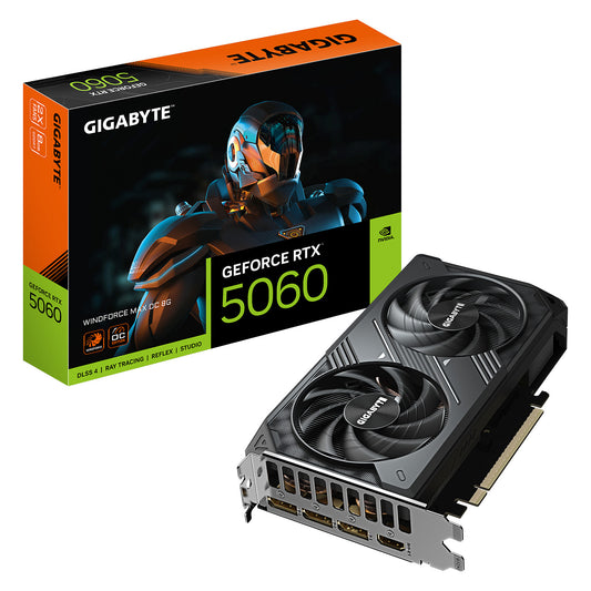 RTX 5060 8GB Gigabyte Windforce Max OC GDDR7 - Gigabyte
