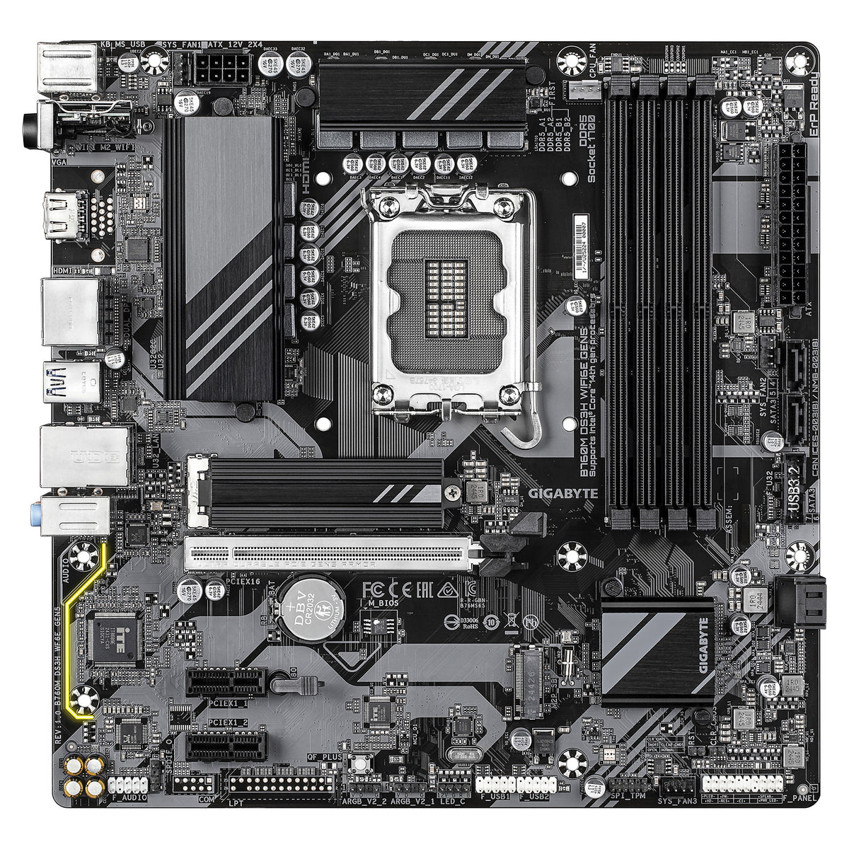 Motherboard Gigabyte B760M DS3H WIFI6E GEN5 - Gigabyte