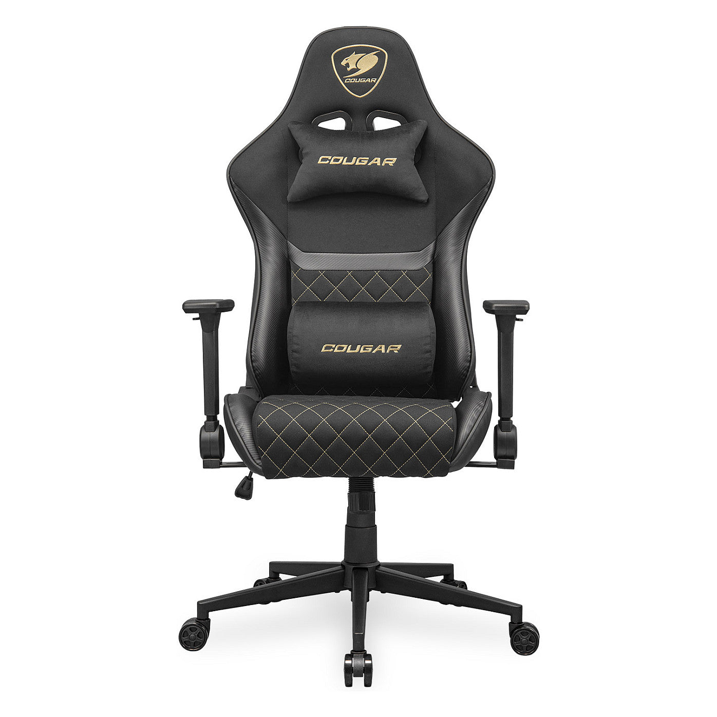 Cadeira Gaming Cougar Armor One V2 Gold F preto - Cougar