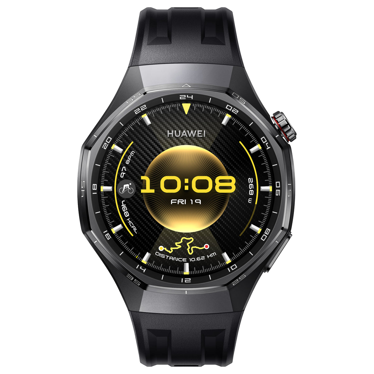 Huawei WATCH GT6 pro 46mm (Atum-B29F), Black Fluoroelastomer S - HUAWEI