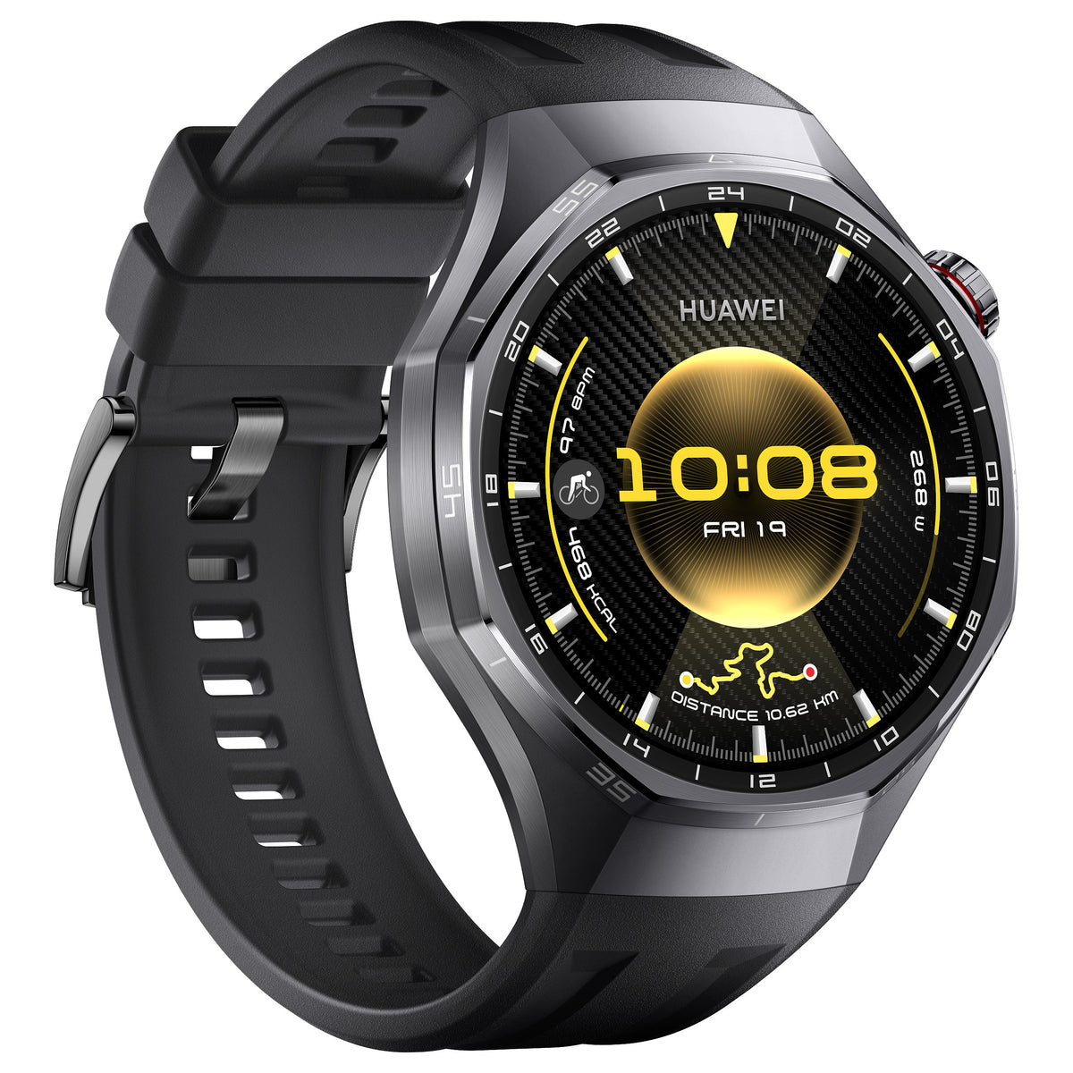 Huawei WATCH GT6 pro 46mm (Atum-B29F), Black Fluoroelastomer S - HUAWEI