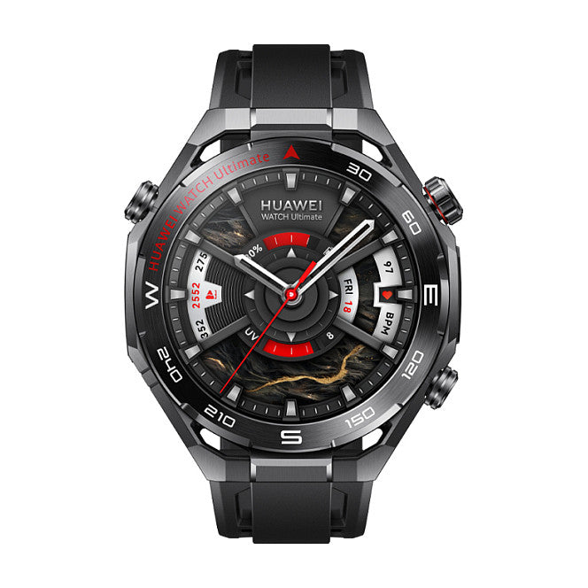 HUAWEI WATCH Ultimate 2 (March-B19),Black Fluoroelastomer Stra - HUAWEI