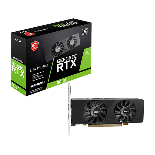 RTX 3050 6GB LP E OC GDDR6 1 Fan - MSI