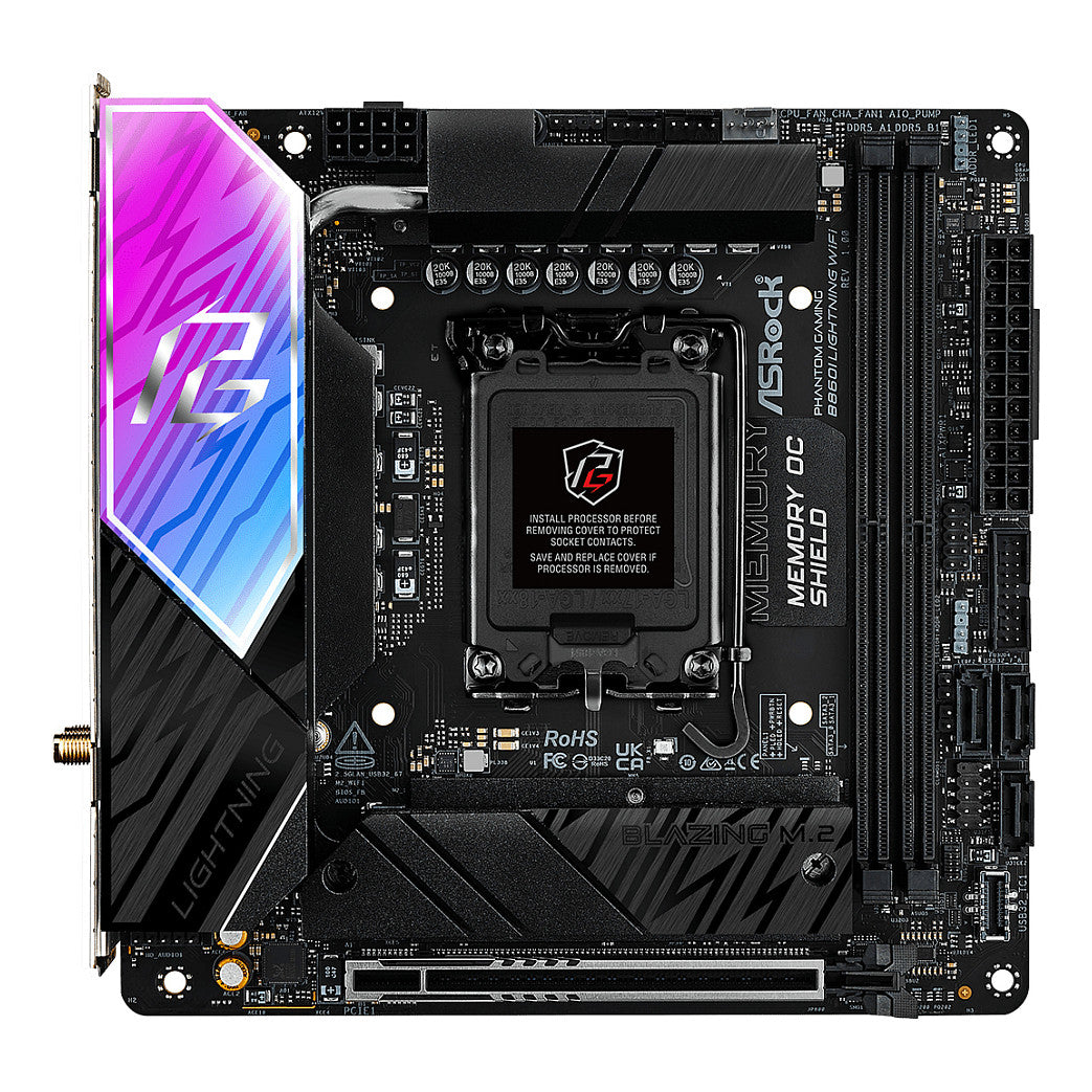Motherboard ASRock B860I Lightning WiFi 1851 mITX HDMI / USB-C DDR5 - ASRock