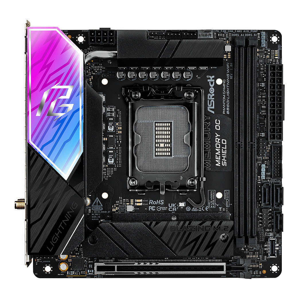 Motherboard ASRock B860I Lightning WiFi 1851 mITX HDMI / USB-C DDR5 - ASRock