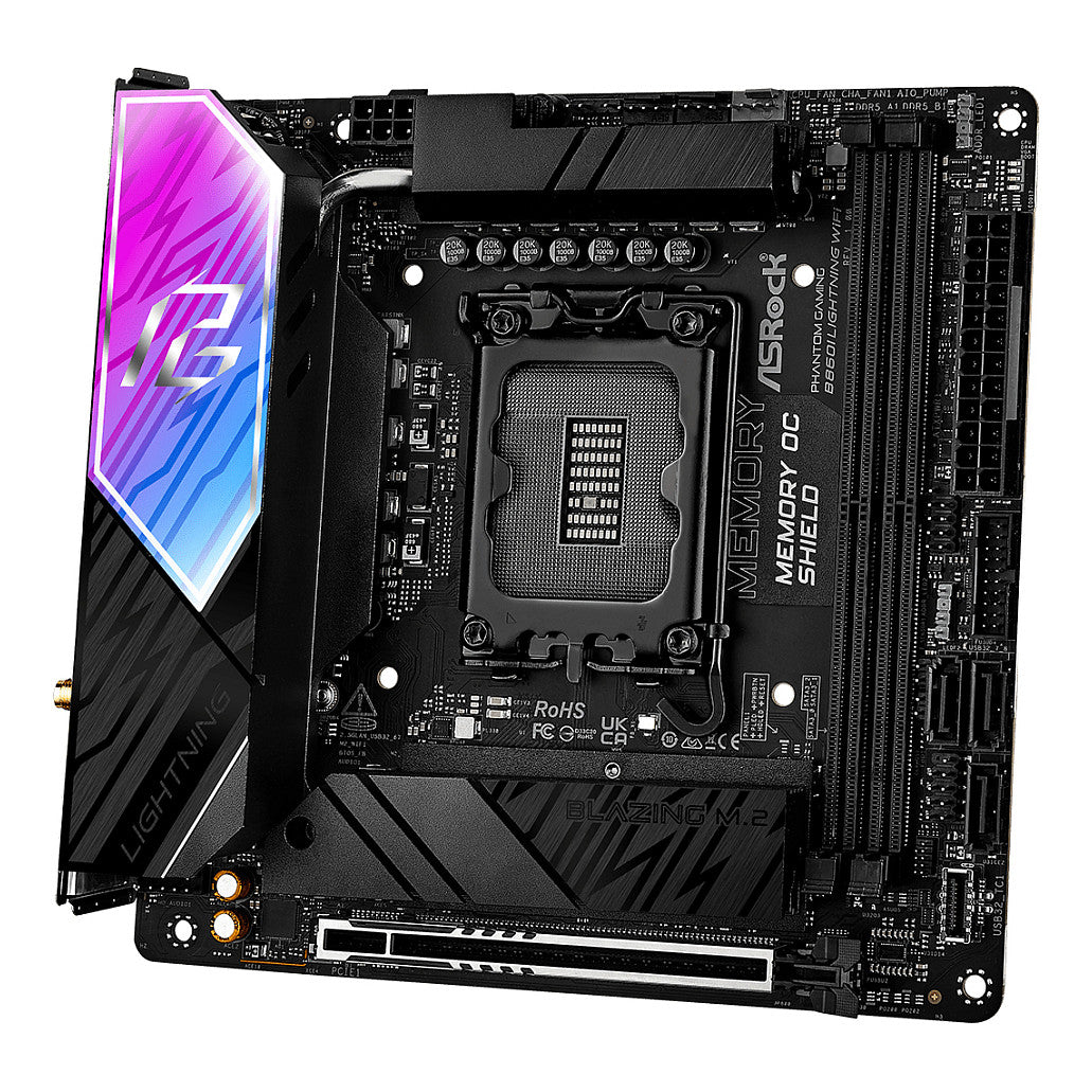 Motherboard ASRock B860I Lightning WiFi 1851 mITX HDMI / USB-C DDR5 - ASRock
