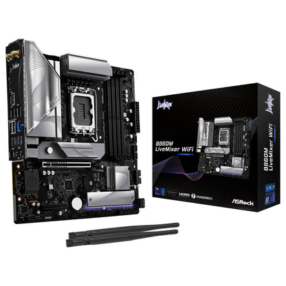 Motherboard ASRock B860M LiveMixer WiFi 1851 mATX HDMI / USB-C DDR5 - ASRock