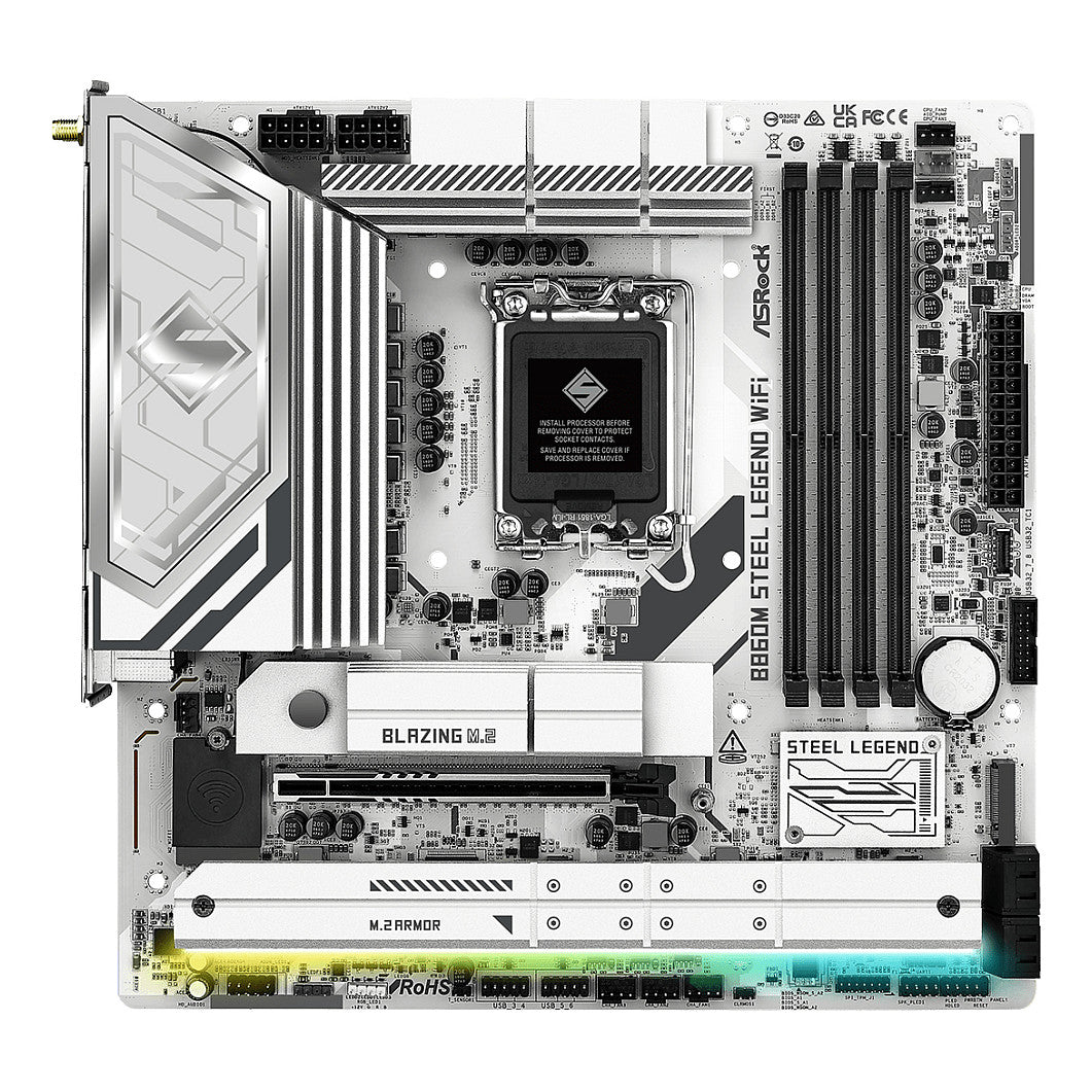 Motherboard ASRock B860M Steel Legend WiFi 1851 mATX HDMI / DP DDR5 - ASRock