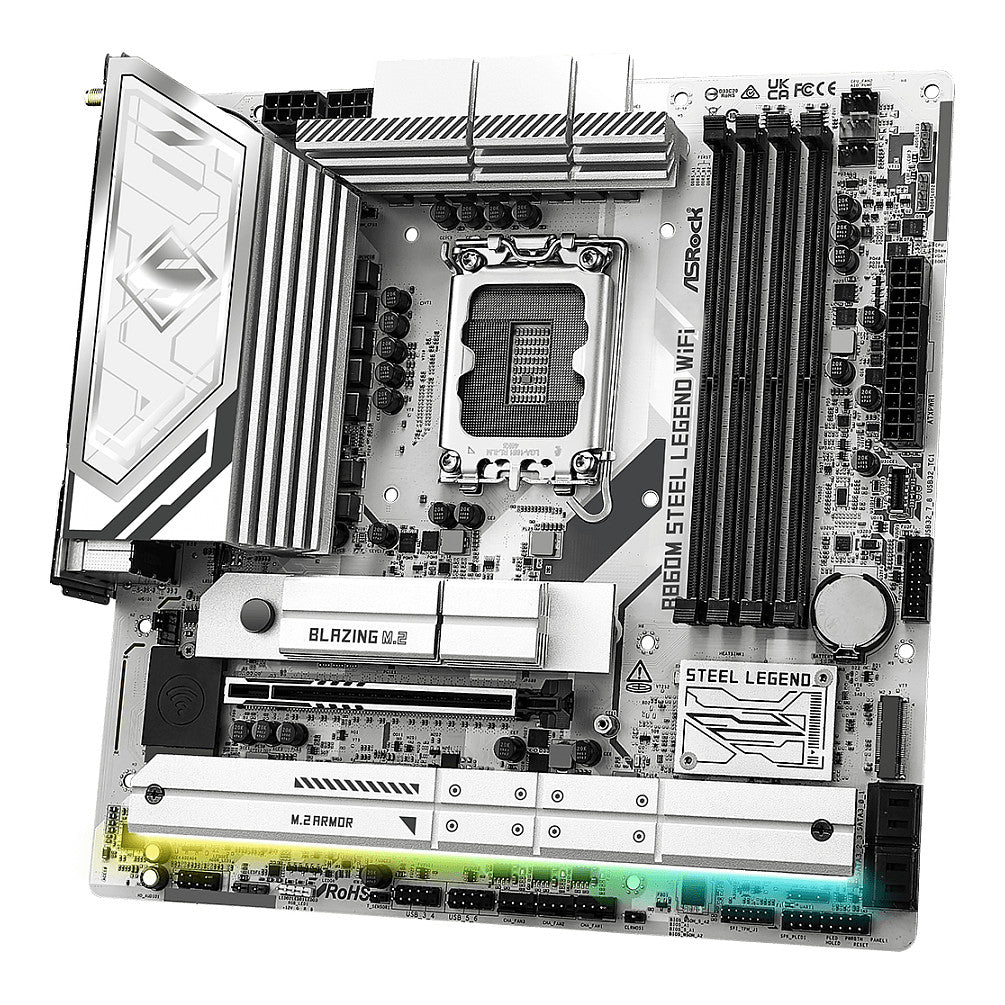 Motherboard ASRock B860M Steel Legend WiFi 1851 mATX HDMI / DP DDR5 - ASRock