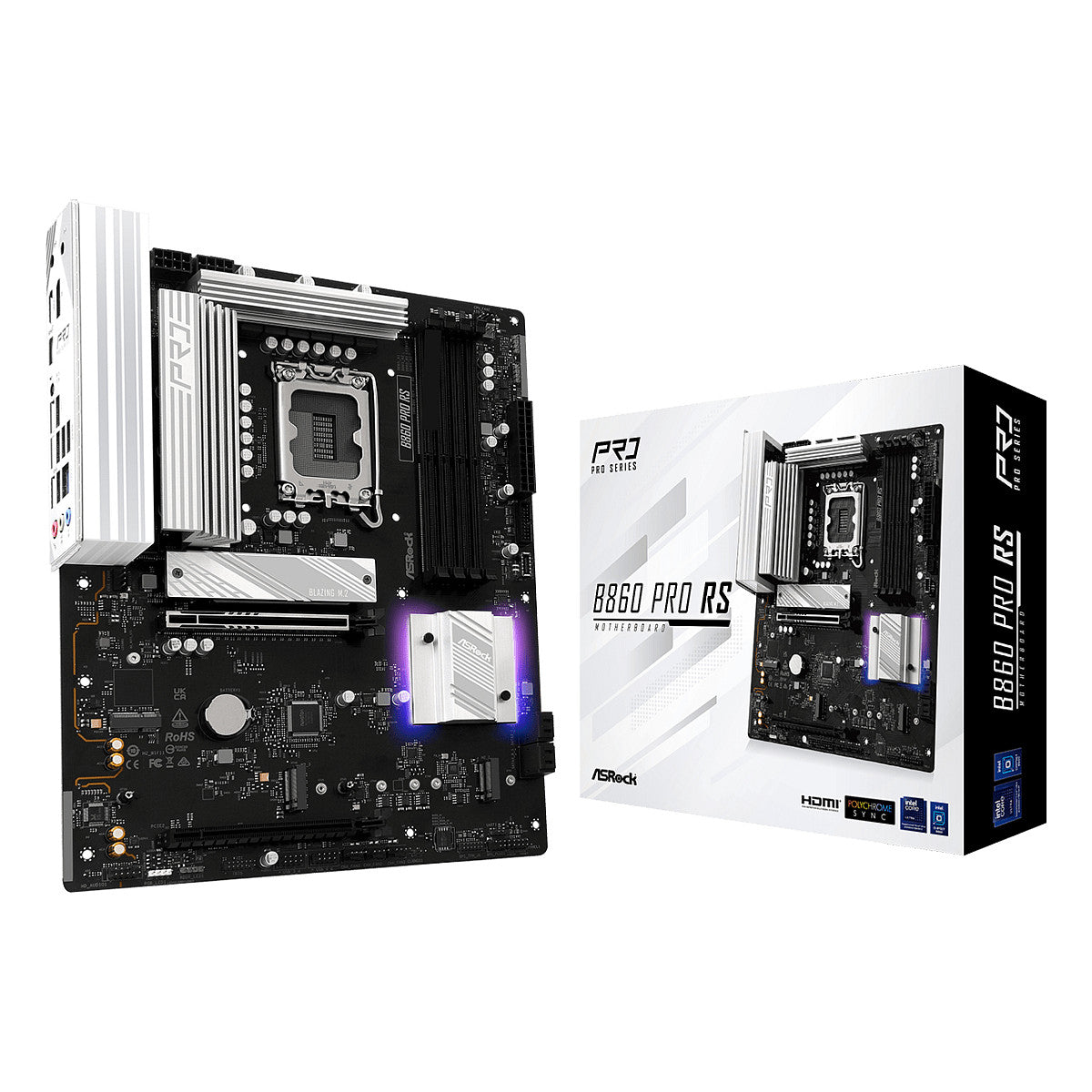 Motherboard ASRock B860 Pro RS 1851 ATX HDMI / DP DDR5 - ASRock