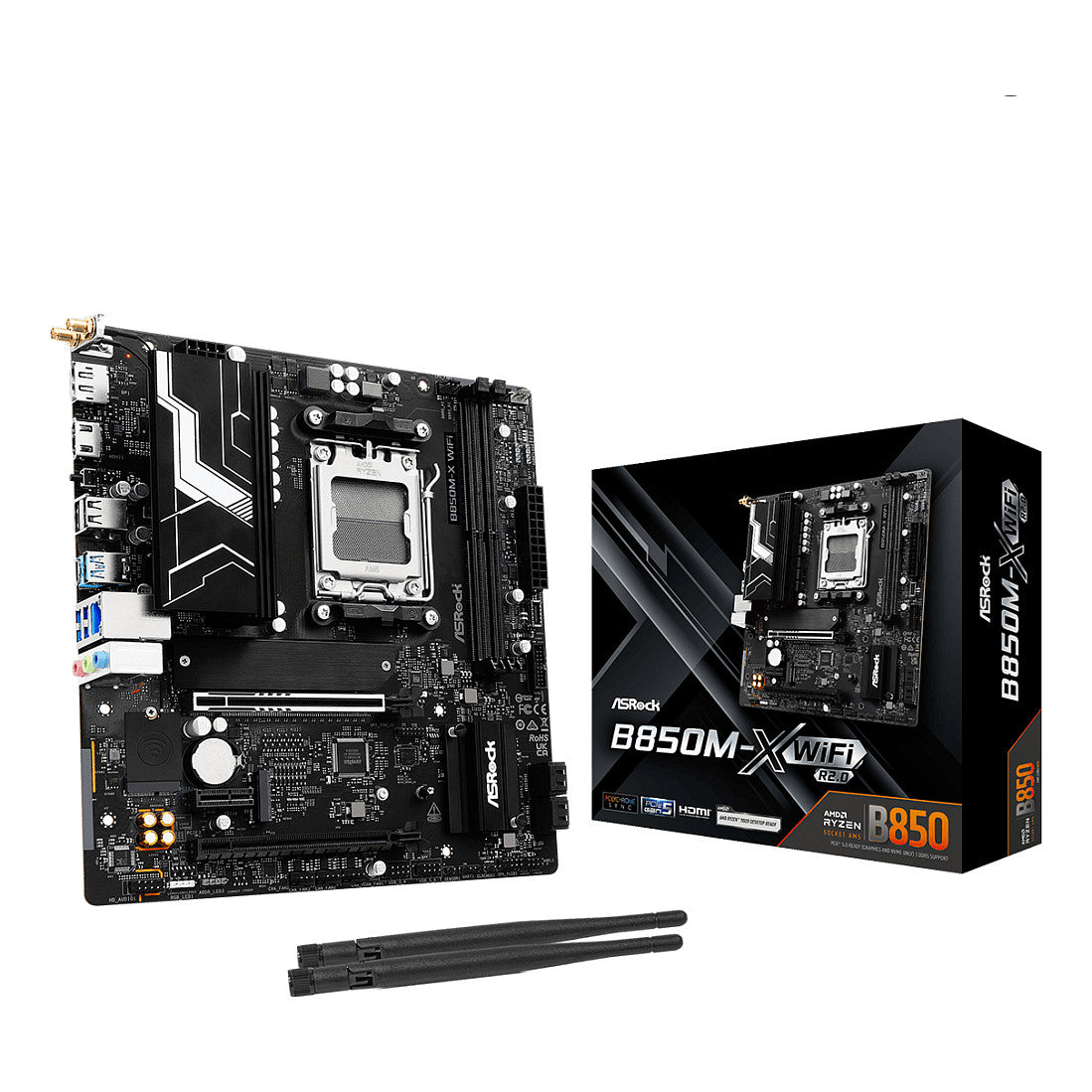 Motherboard ASRock B850M-X WiFi R2.0 (AM5) (D) - ASRock
