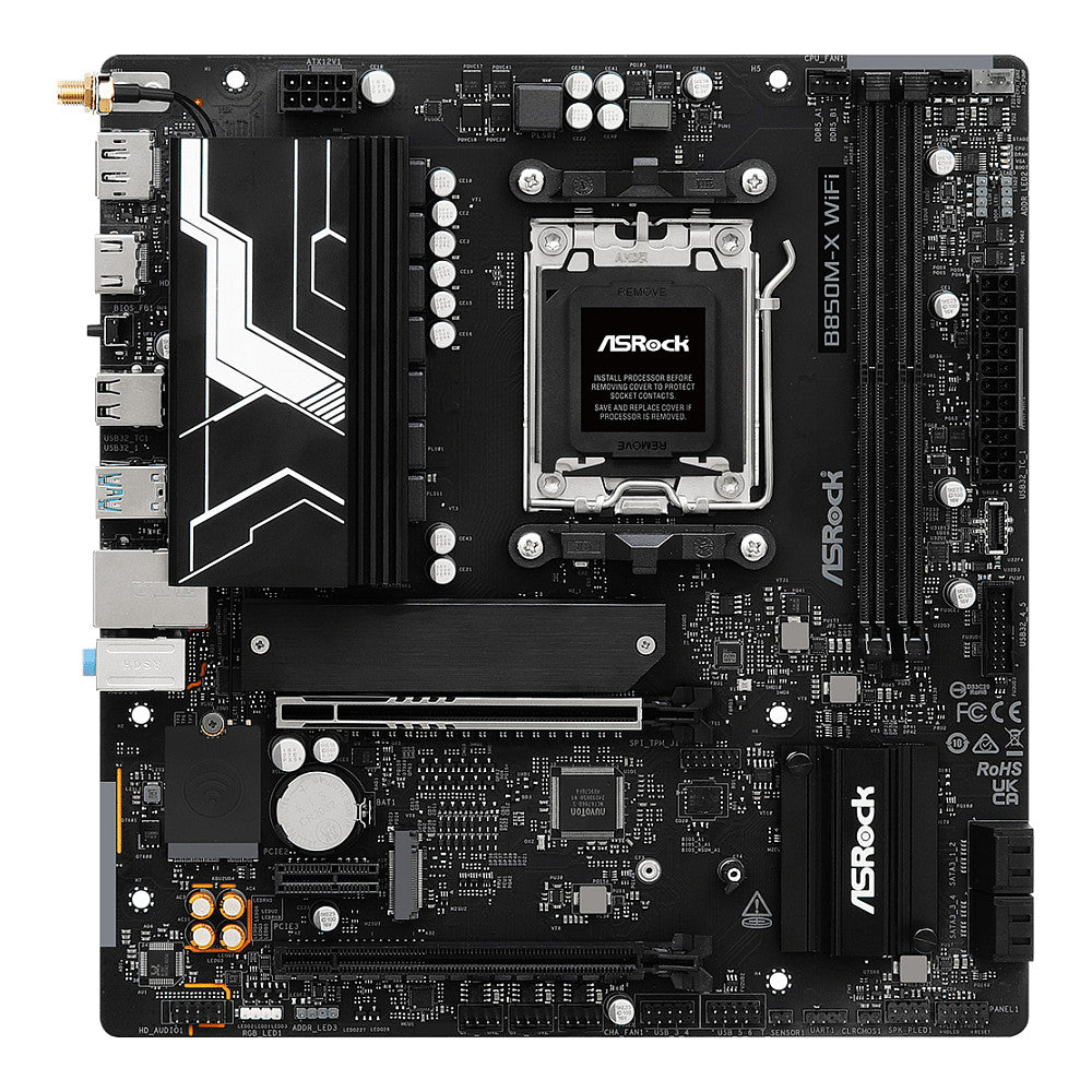 Motherboard ASRock B850M-X WiFi R2.0 (AM5) (D) - ASRock