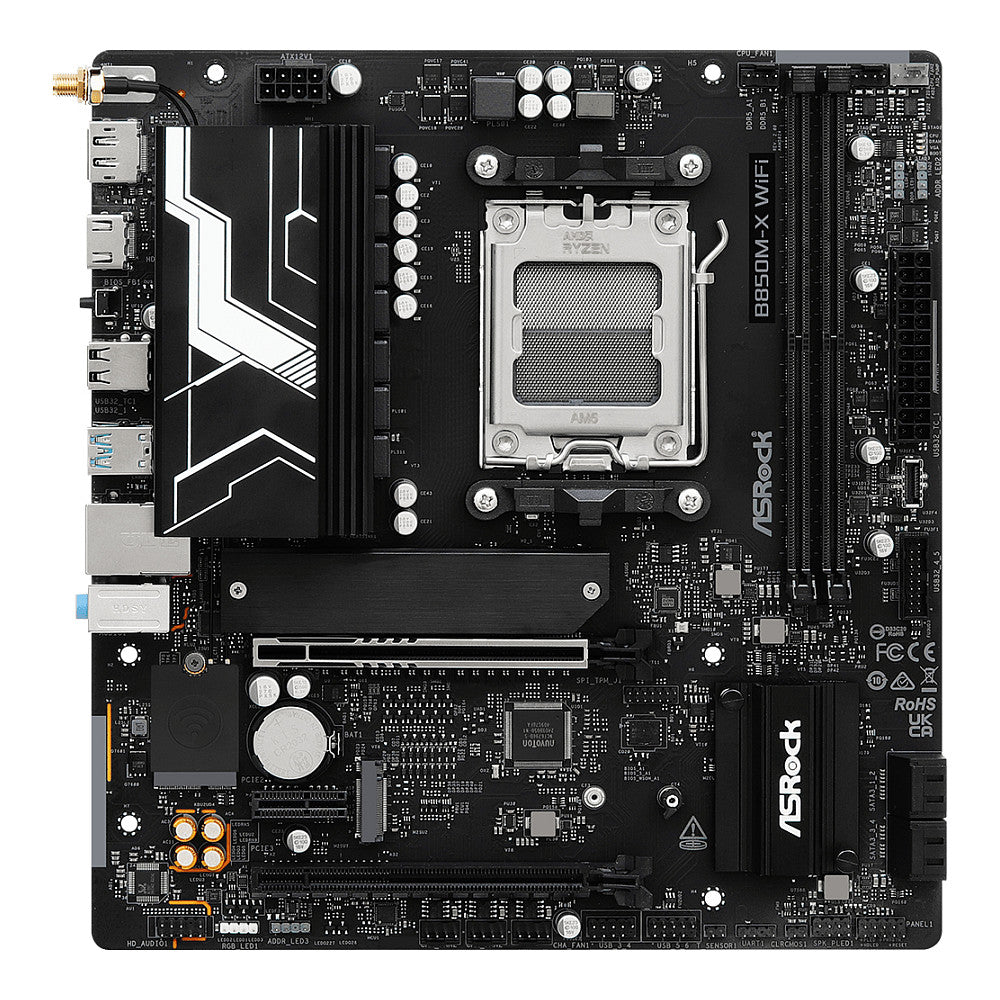Motherboard ASRock B850M-X WiFi R2.0 (AM5) (D) - ASRock
