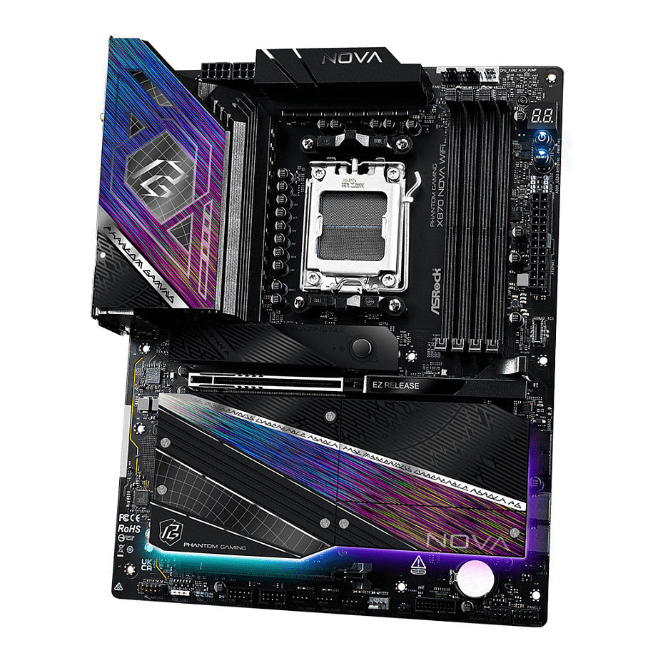 Motherboard ASRock X870 Nova WiFi AM5 ATX HDMI / USB-C DDR5 - ASRock