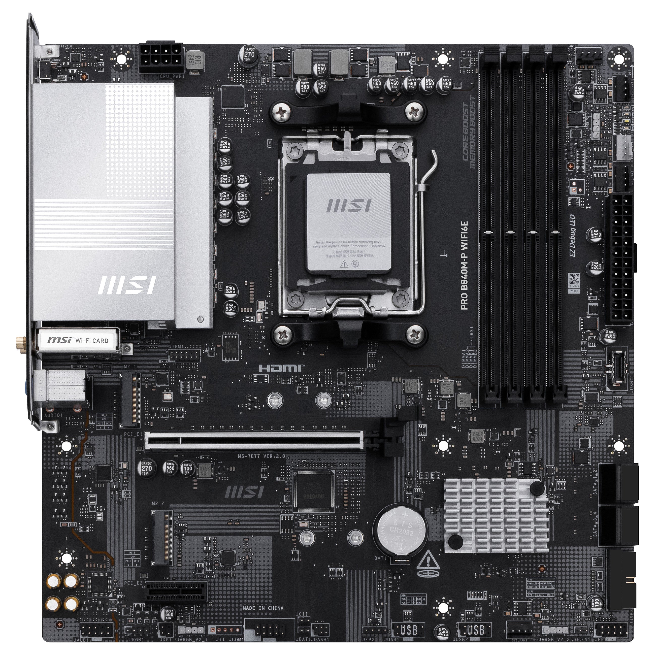 Motherboard MSI PRO B840M-P WIFI6E - MSI