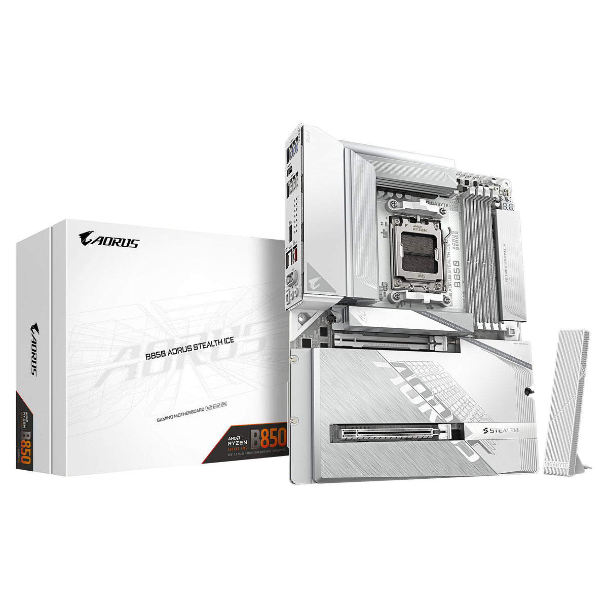 Motherboard Gigabyte B850 AORUS STEALTH ICE - Gigabyte