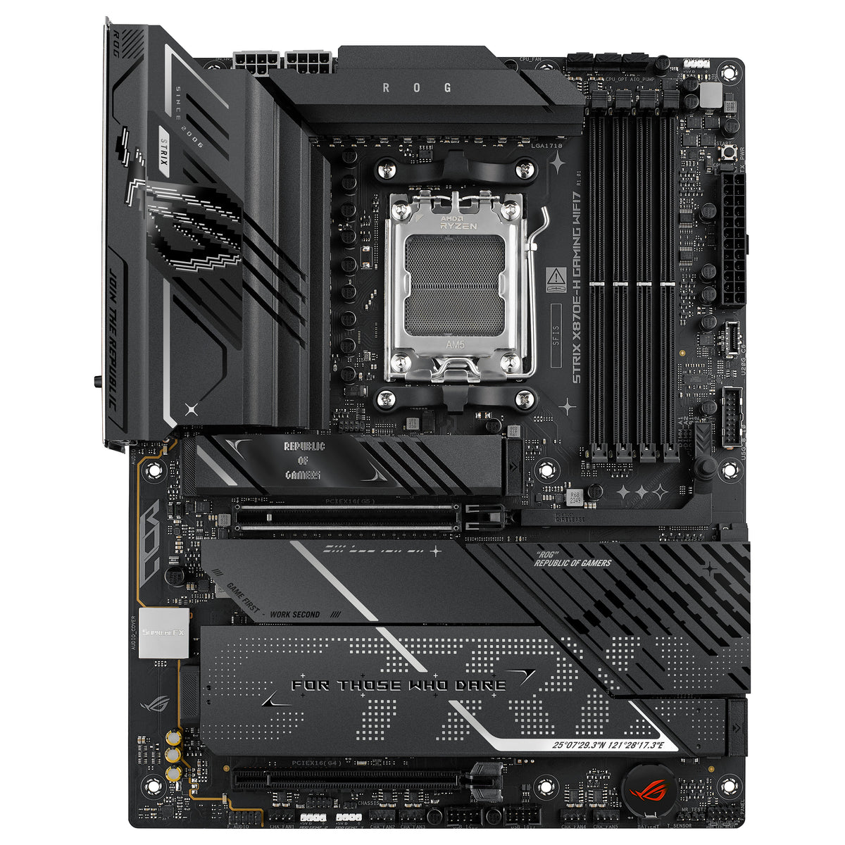 Motherboard ASUS ROG STRIX X870E-H GAMING WIFI7 - ASUS
