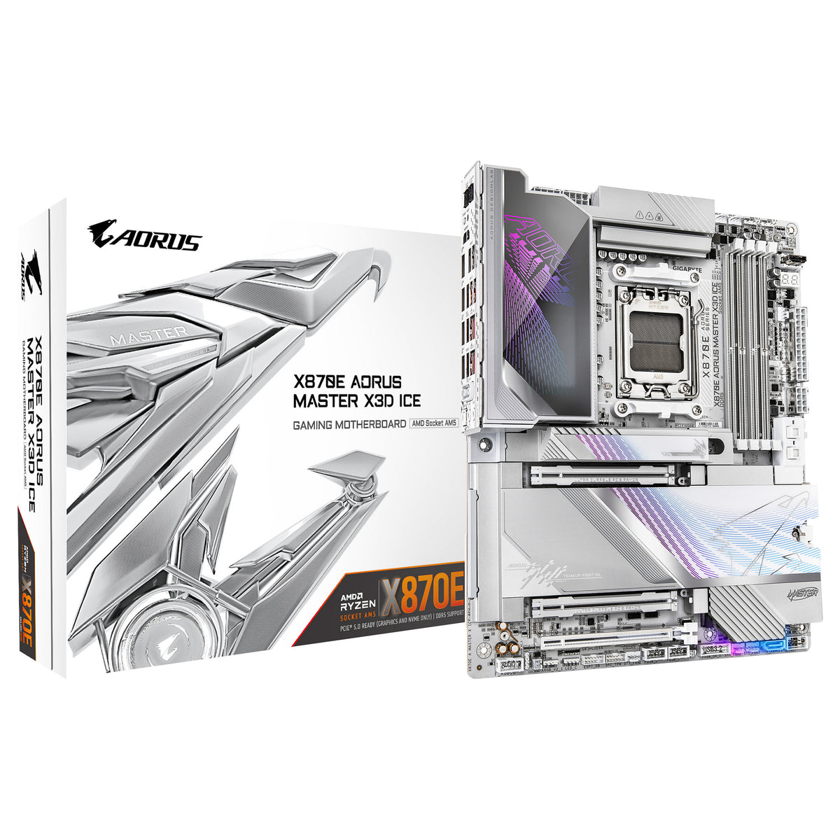 Motherboard Gigabyte X870E AORUS MASTER X3D ICE - Gigabyte