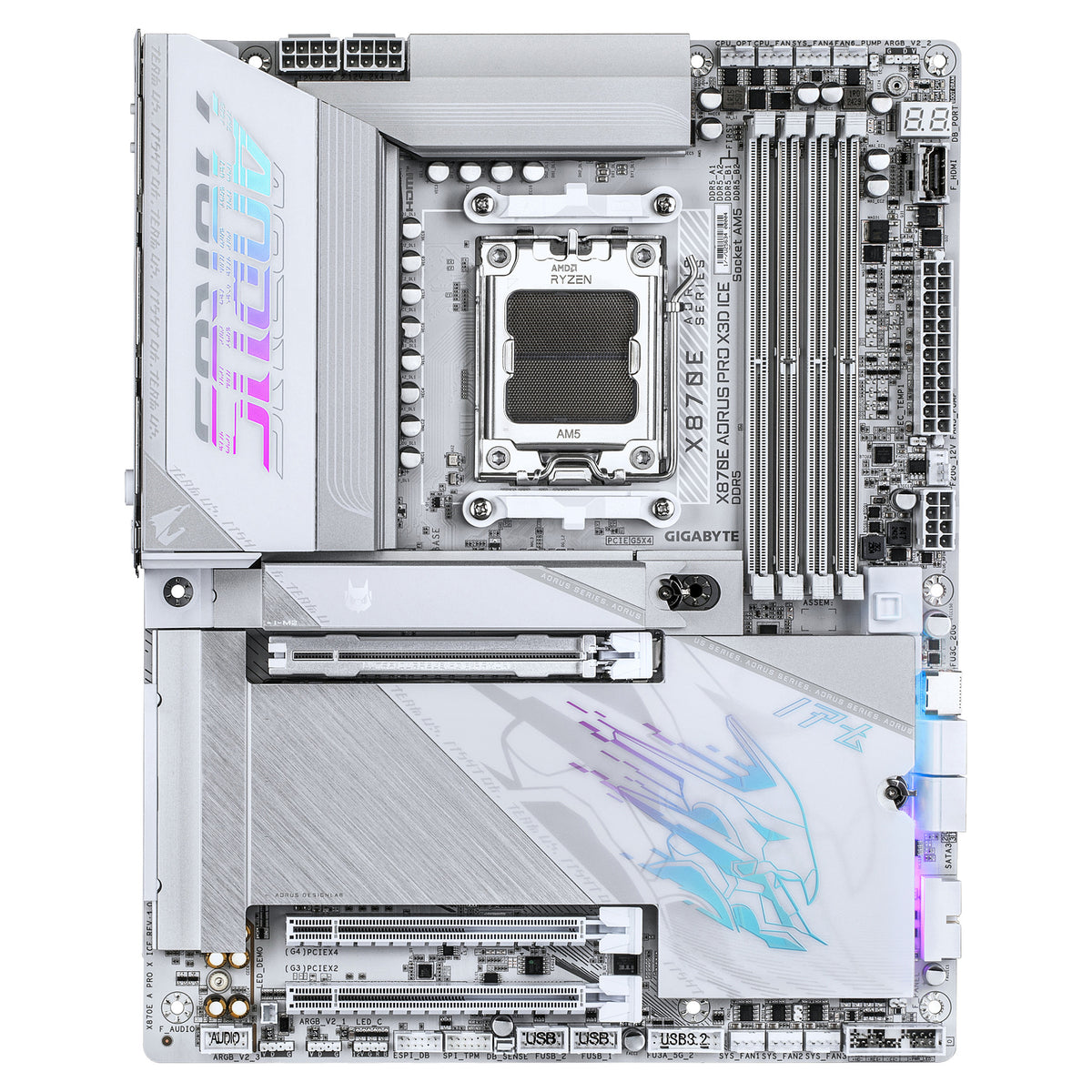 Motherboard Gigabyte X870E AORUS PRO X3D ICE - Gigabyte