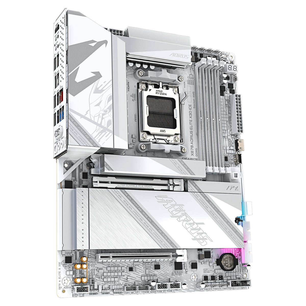 Motherboard Gigabyte X870 AORUS ELITE X3D ICE - Gigabyte