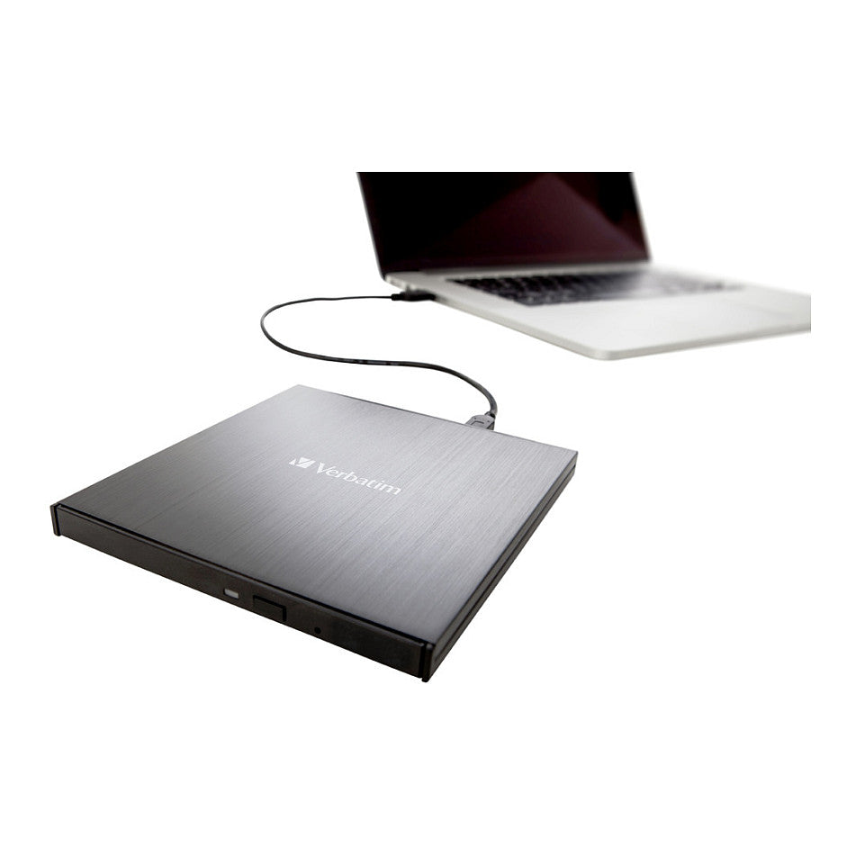 Verbatim ext. Slimline USB3.1 Typ C 4K Blu-ray Brenner extern retail - Verbatim