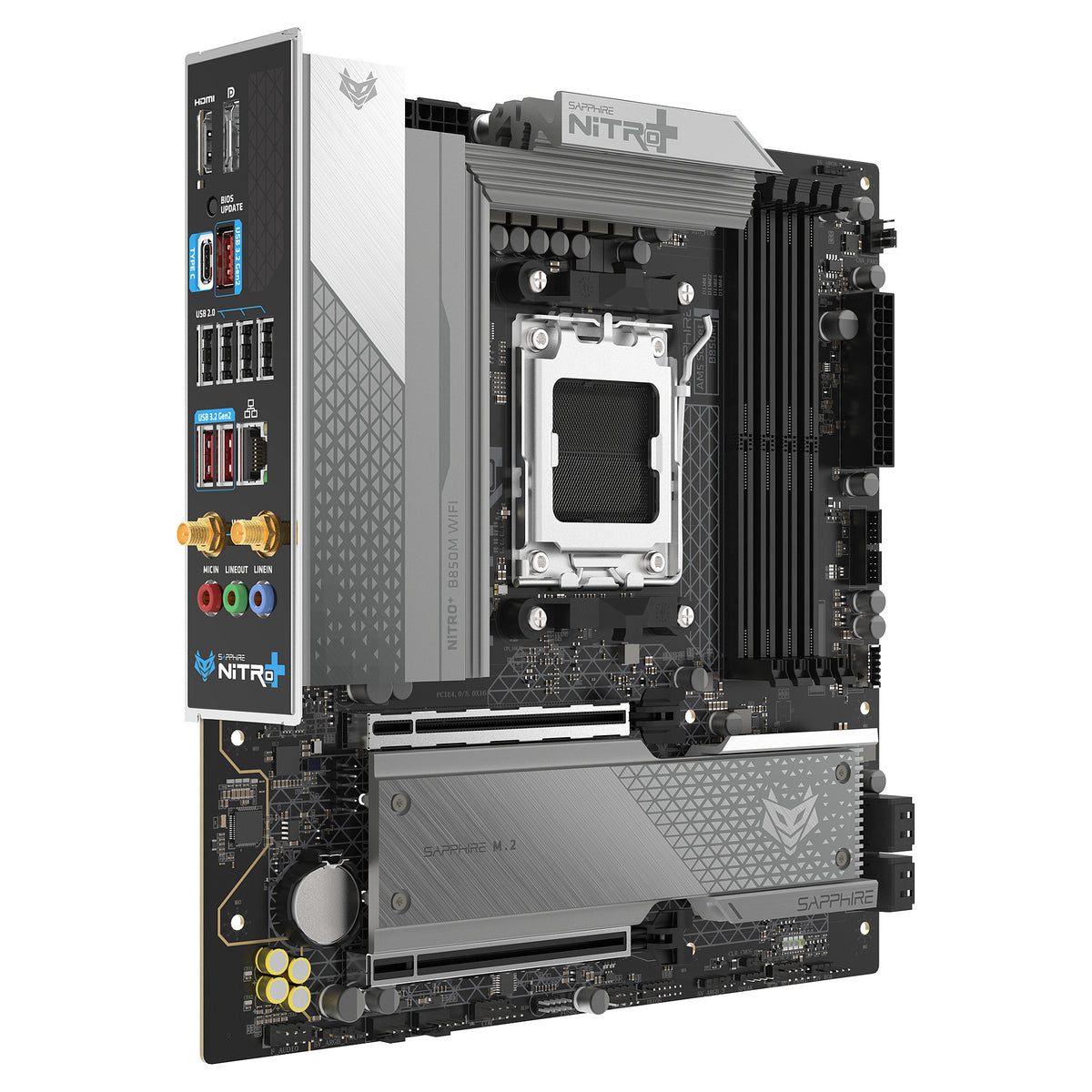 Motherboard Sapphire AM5 NITRO+ B850M WIFI - Sapphire