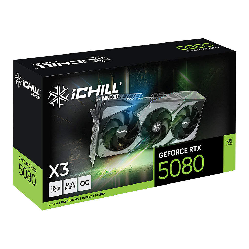RTX 5080 16GB Inno3D iChill X3 V2 16GB GDDR7 3 Fan - Inno3D