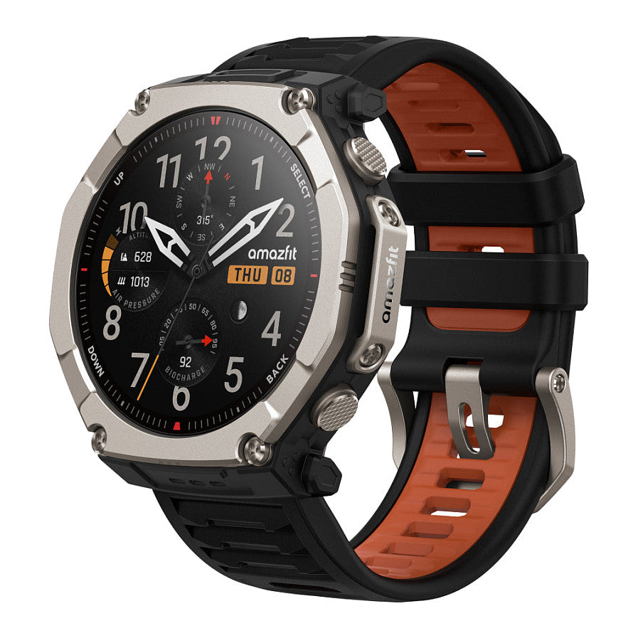 Amazfit T-Rex Ultra 2 Black Smartwatch HYROX-Modus - AMAZFIT