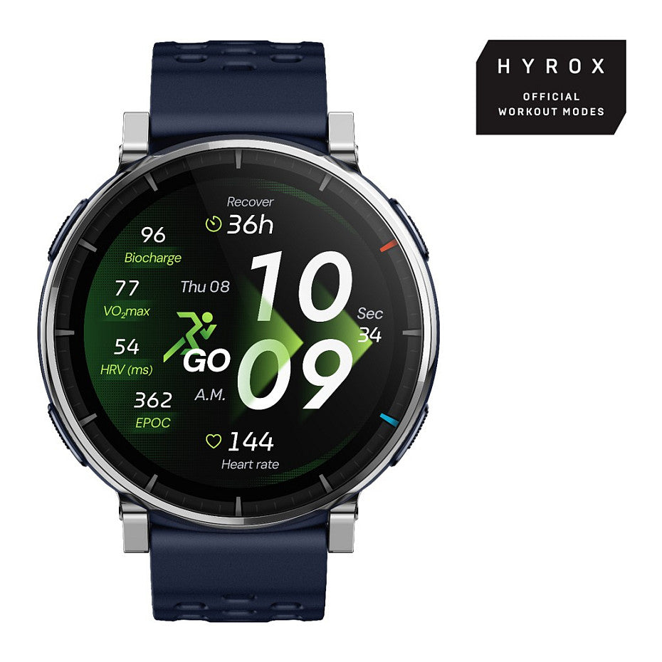 Amazfit Active 3 Premium Dark Blue Smartwatch HYROX-Modus - AMAZFIT