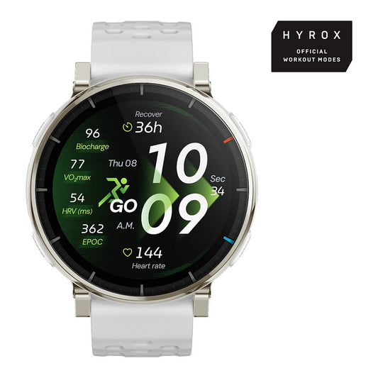 Amazfit Active 3 Premium White Smartwatch HYROX-Modus - AMAZFIT