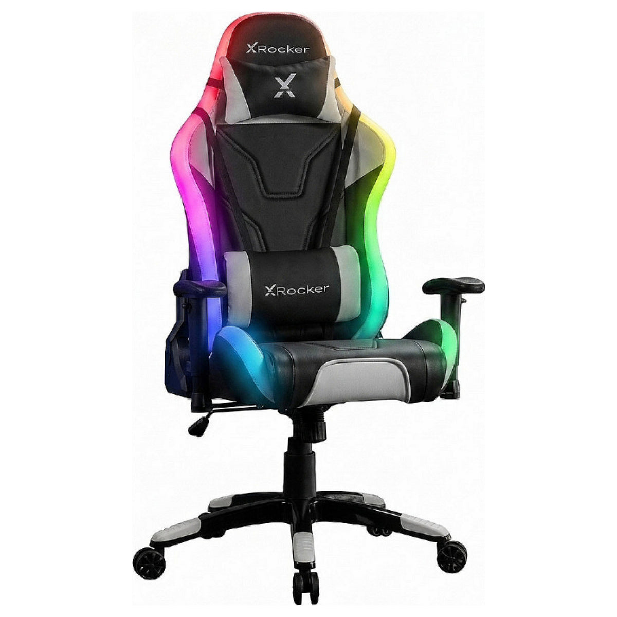 Cadeira Gaming Xrocker Gaming Brostuhl preto LED-Beleuchtung / Komfortkissen - Xrocker