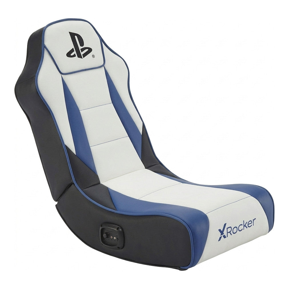 Cadeira Gaming Xrocker PlayStation branco/azul - Xrocker