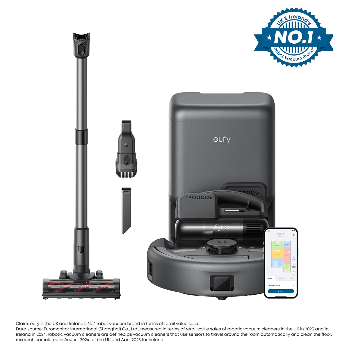 Aspirador EUFY Robot Vacuum 3-in-1 E20 - EUFY