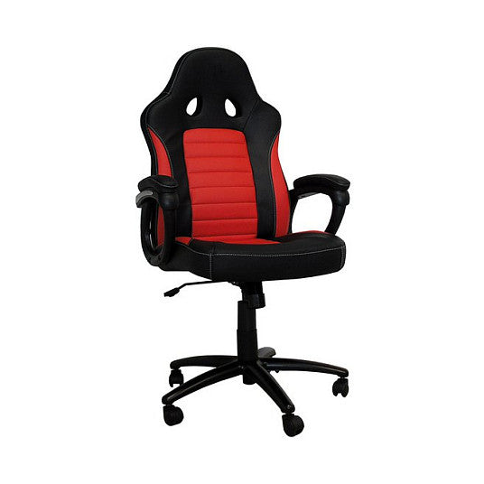 Cadeira Gaming LC-Power CL-RC-BR preto/vermelho - LC-Power