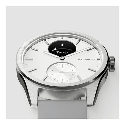 Withings ScanWatch 2 42mm weiß EKG, Blutsauerstoffgehalt, Schlafüberwachung - Withings