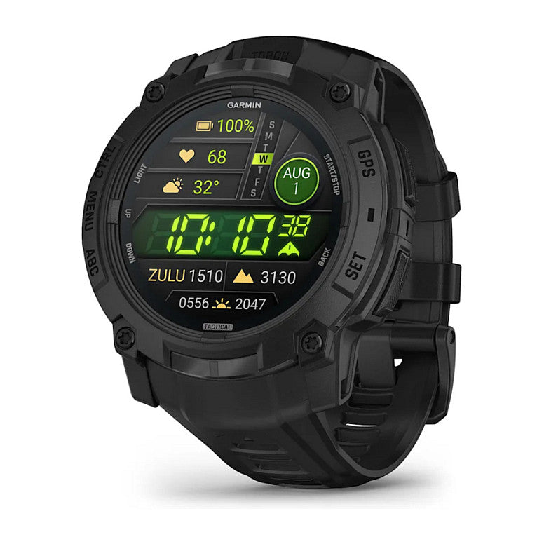 Smartwatch Garmin INSTINCT 3 TACTICAL Amoled Preto 50 mm Multisport Smartwatch - Garmin