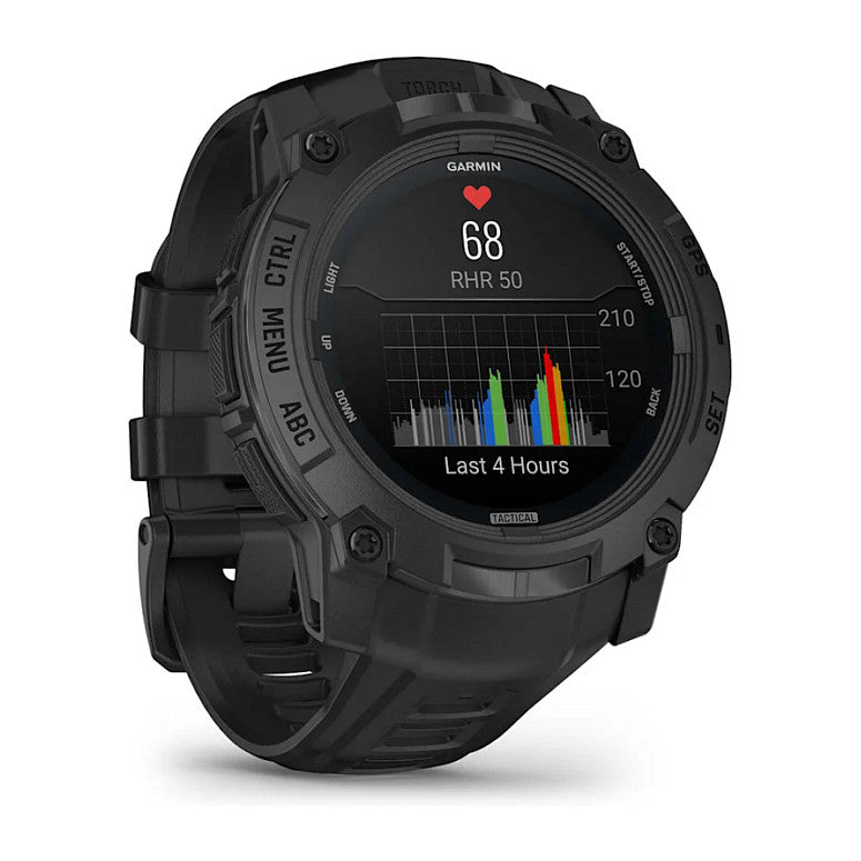 Smartwatch Garmin INSTINCT 3 TACTICAL Amoled Preto 50 mm Multisport Smartwatch - Garmin