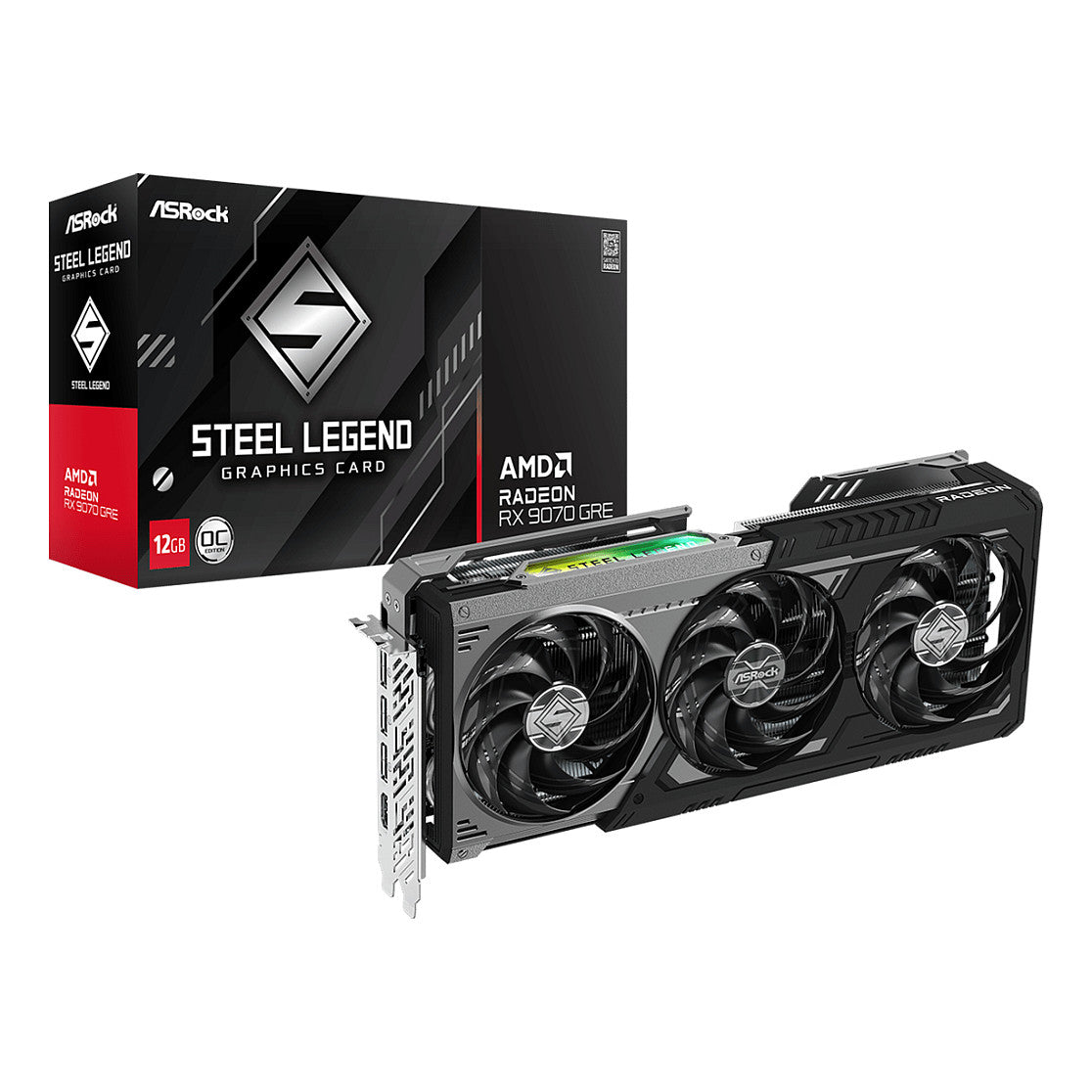 RX 9070 GRE 12GB ASRock SLD 12GO GDDR6 - ASRock