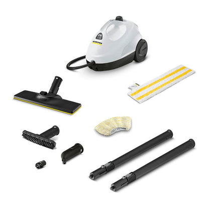Aspirador Kärcher SC 2 EasyFix (wei / Preto, 1.500 Watt, mit Bodenreinigungsset EasyFix) - Kärcher