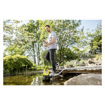 Aspirador Kärcher Entwsserungspumpe SP 22.000 Dirt Level Sensor, Tauch- / Druckpumpe (gelb / Preto, 750 Watt, fr Schmutzwasser) - Kärcher